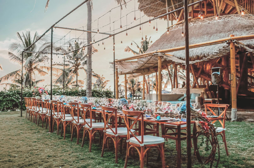 Wine Dinner Under The Stars At Azul Beach Club Bali